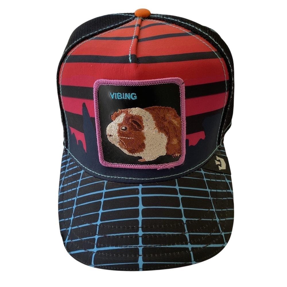 Goorin Bros‎ Vibing Vibes Guinea Pig Trucker Hat Limited Edition Mesh Adjustable